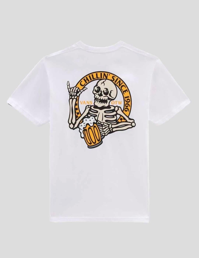 Camisa VANS chillin since 66 tee white